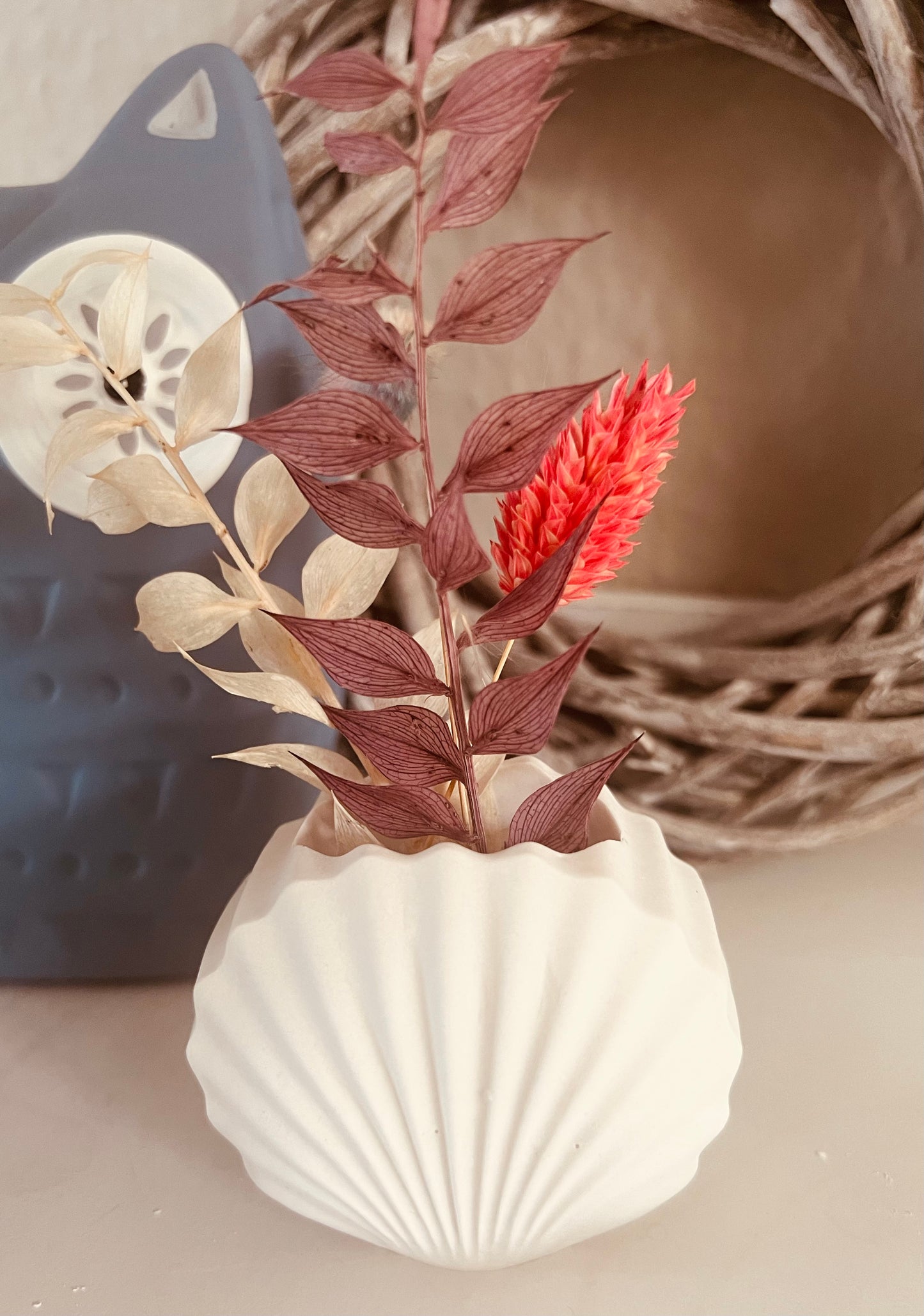 Silikonform kleine Muschelvase