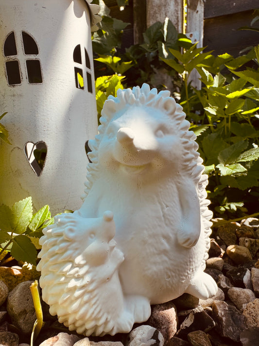 Silikonform Igel Mama mit Kind