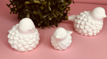Silikonform Vogel in 3 Größen