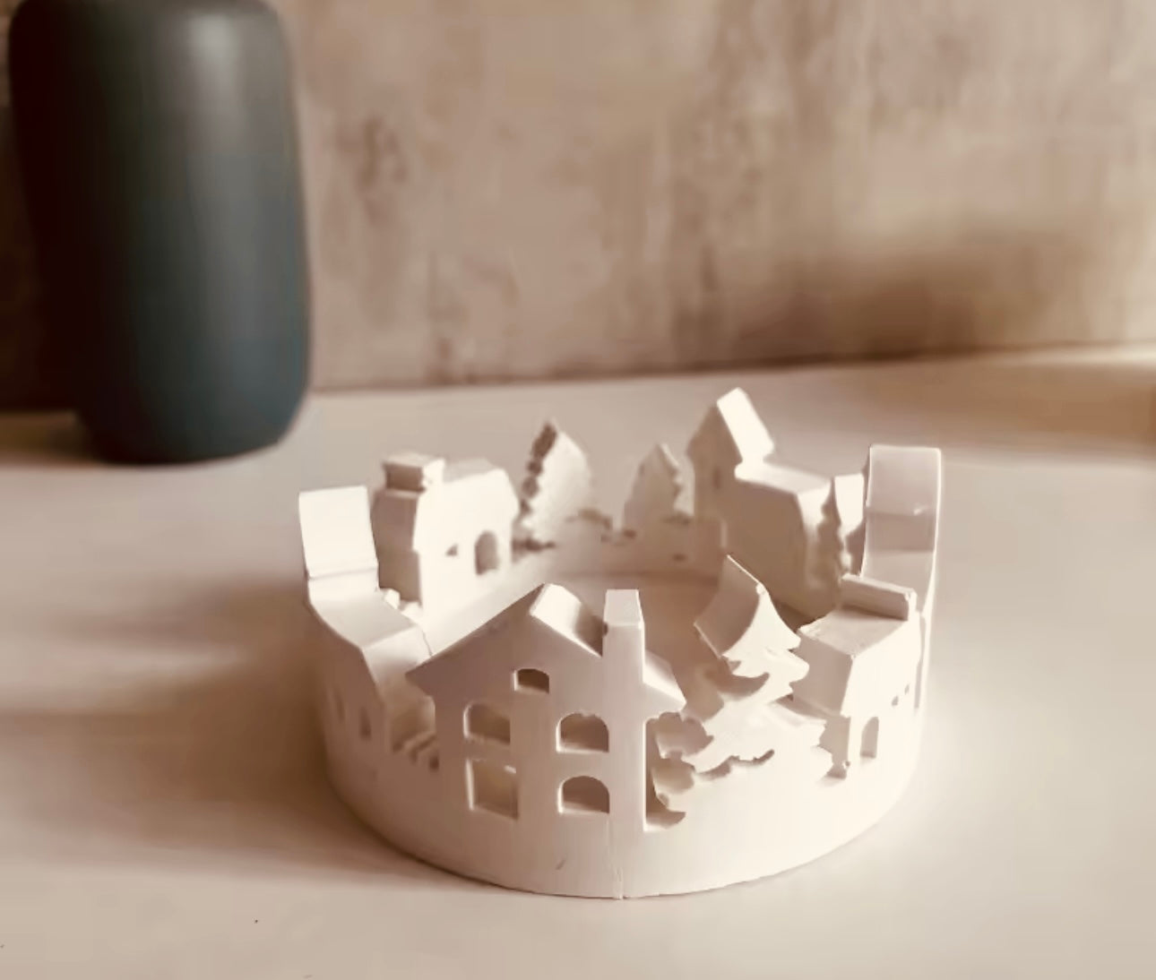 Silikonform Häuserschale Weihnachten