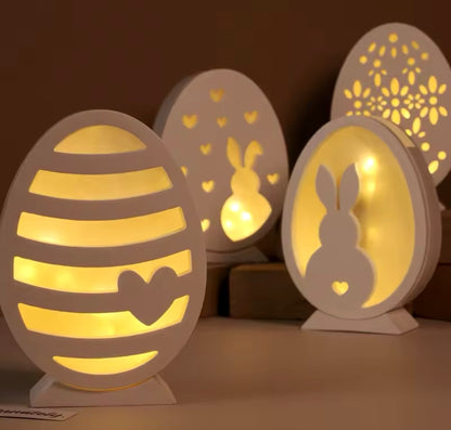 Silikonform Set Ostern beleuchtet  6tlg
