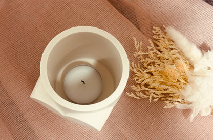 Silikonform Teelichthalter mit Herz