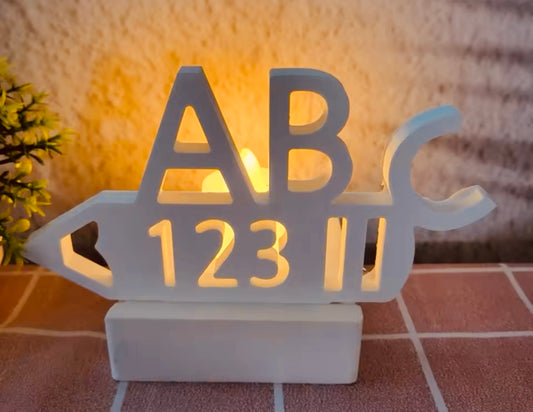 Silikonform Einschieber Einschulung ABC