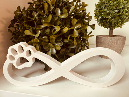 Silikonform Infinityschleife Pfote