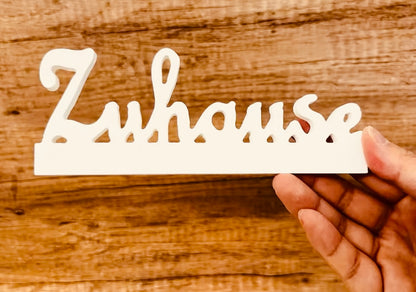 Silikonform Einschieber zuhause