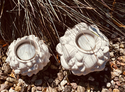 Silikonform Teelichthalter Muscheln in 2 Größen oder als Set