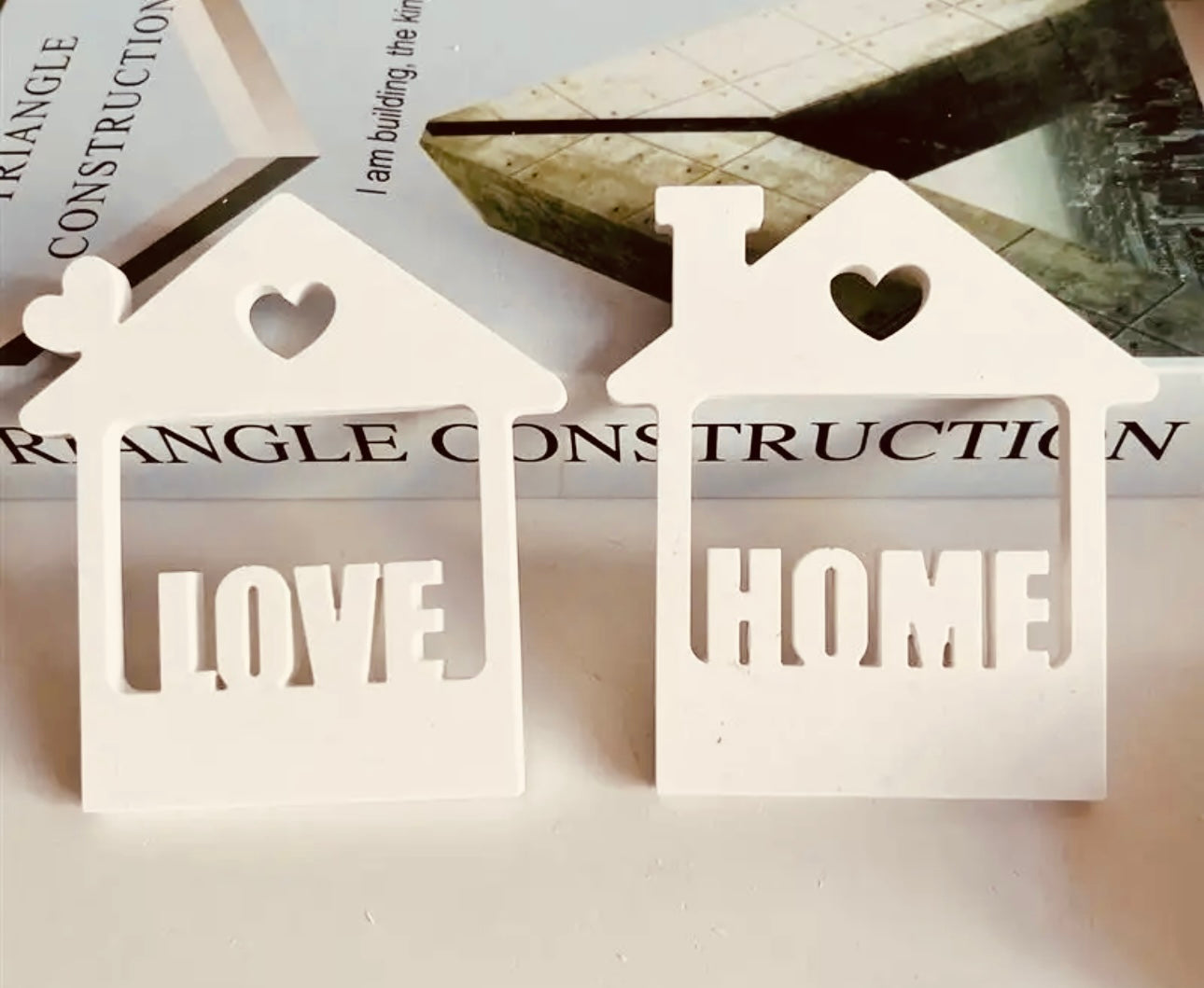 Einschieber Häuser-Set 2 tlg.