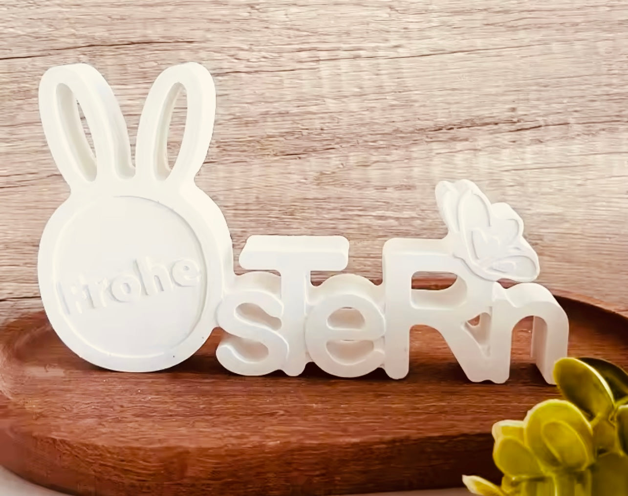 Silikonform Schriftzug Ostern