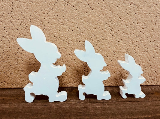 Silikonform: Laufender Hase in 3 Größen