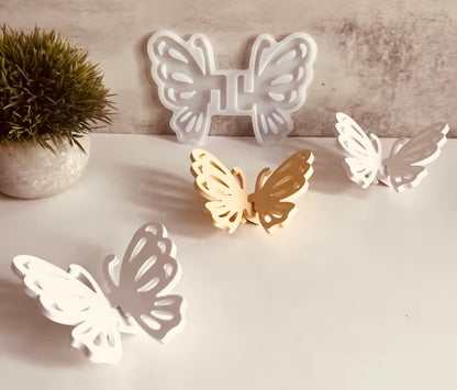 Silikonform 3D Schmetterling