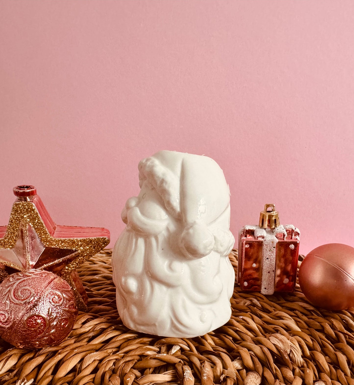 Silikonform Kerzenhalter Weihnachtsmann