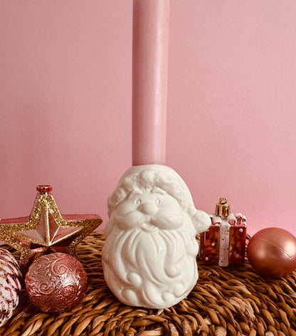Silikonform Kerzenhalter Weihnachtsmann