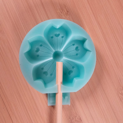 Silikonform: Gartenstecker "Kirschblüte"