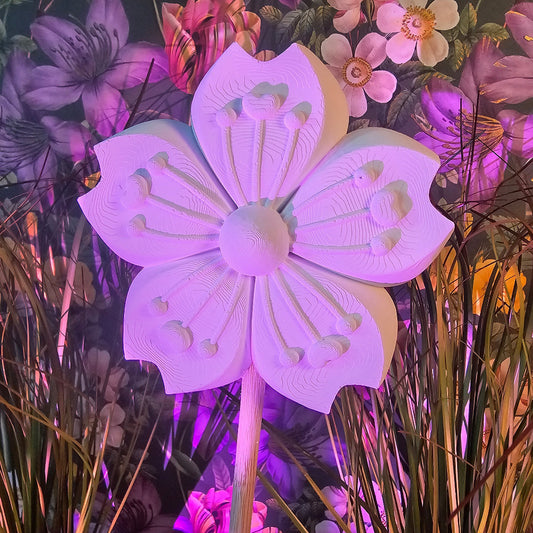Silikonform: Gartenstecker "Kirschblüte"