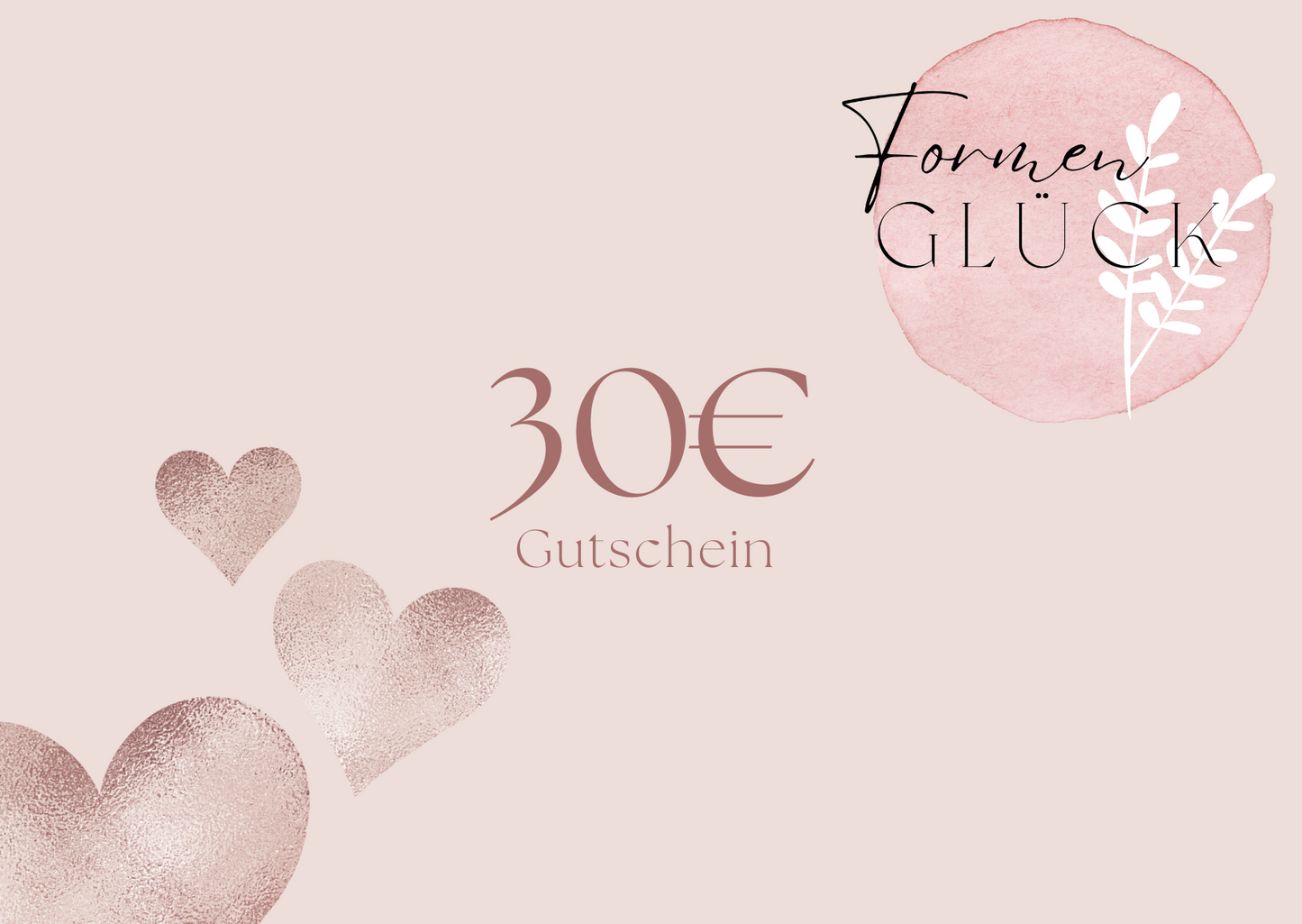 Gutschein 30 €