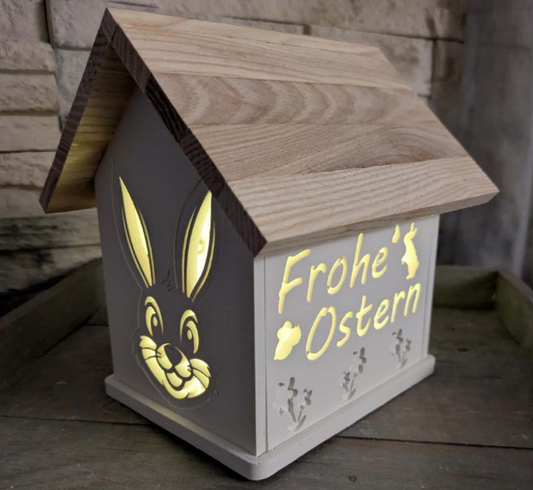Silikonform: Kuhni-Haus "Ostern"