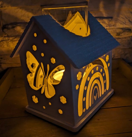 Silikonform: Kuhni-Haus "Regenbogen 1"