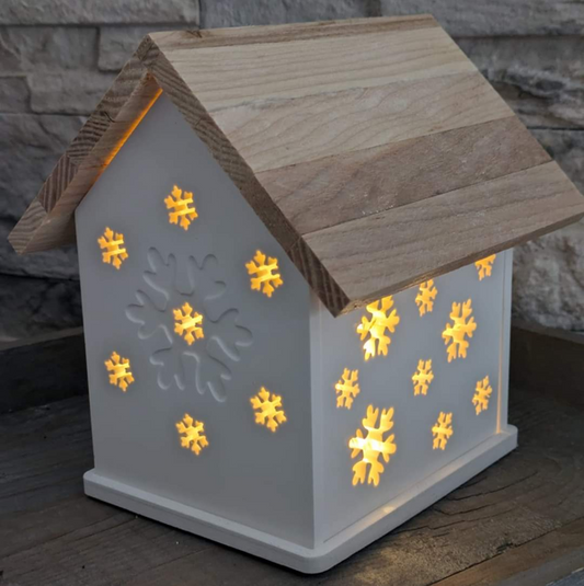 Silikonform: Kuhni-Haus "Schneeflocken"