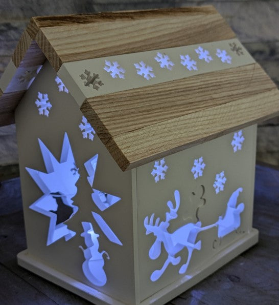 Silikonform: Kuhni-Haus "Weihnachten"