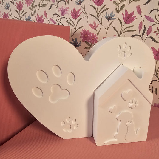 Silikonform: Hund und Katze in Love