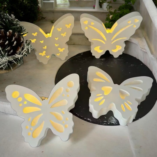 Silikonform Schmetterling zum beleuchten 5tlg. Set
