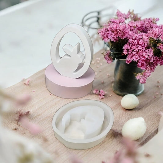 Silikonform Hase im Ei