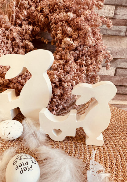Silikonform Hase mit Anhänger für Ü-Ei