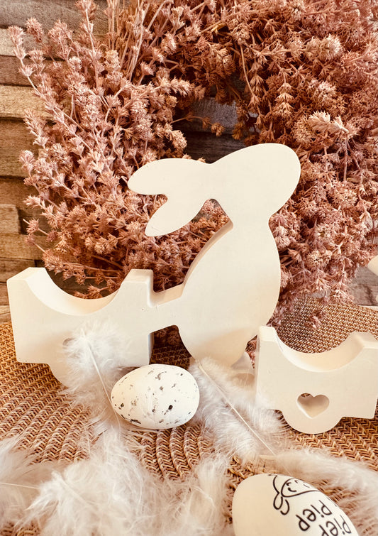Silikonform Hase mit Anhänger für Ü-Ei