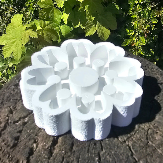 Silikonform: Insektentränke "Blume"