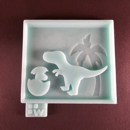 Silikonform: Kuhni-Haus "Dinos"