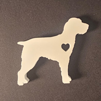 Silikonform: Hund mit Herz