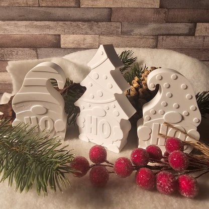 Silikonform: Wichtelweihnacht "Hohoho"