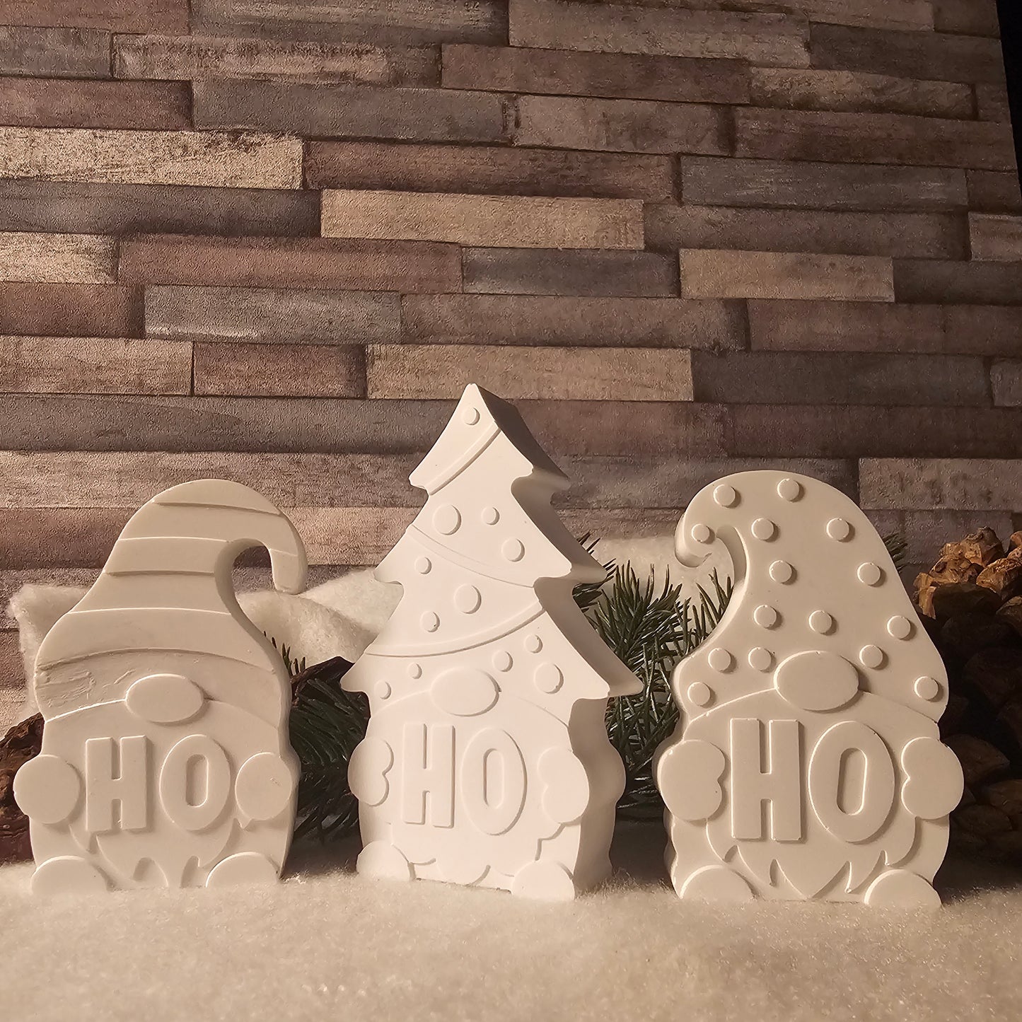Silikonform: Wichtelweihnacht "Hohoho"