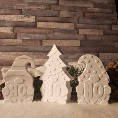 Silikonform: Wichtelweihnacht "Hohoho"