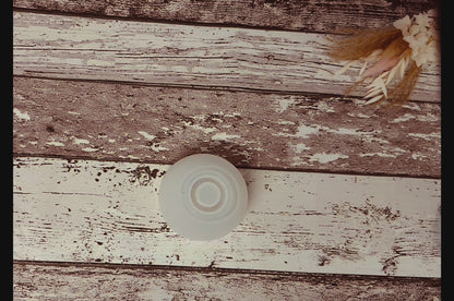 Silikonform Kerzenschale mit Rillen