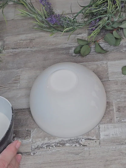 Silikonform Schale glattes Design